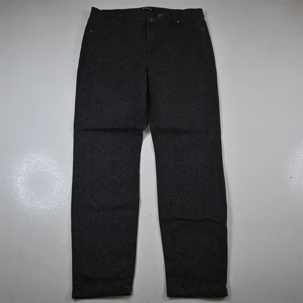 Buffalo David Bitton 14 / 34‎ Hannah High Rise Skinny Gray Stretch Denim Jeans